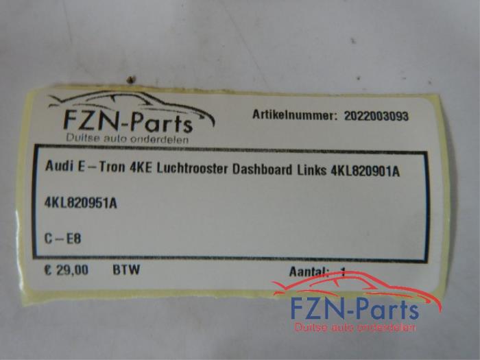 Luchtrooster Dashboard Audi E-Tron (22735842)