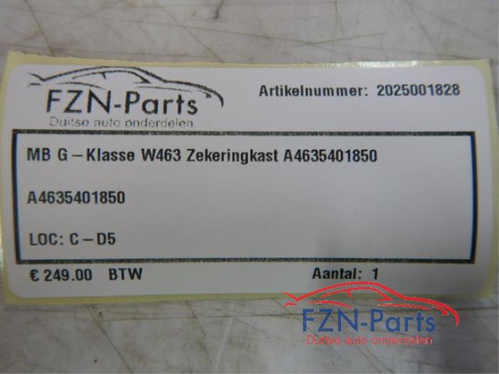 Zekeringkast Mercedes G-Klasse (22743365)