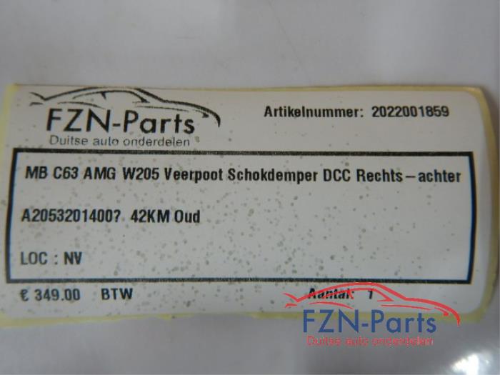 Mercedes-Benz C63 AMG W205 Veerpoot Schokdemper DCC Rechts-Achter
