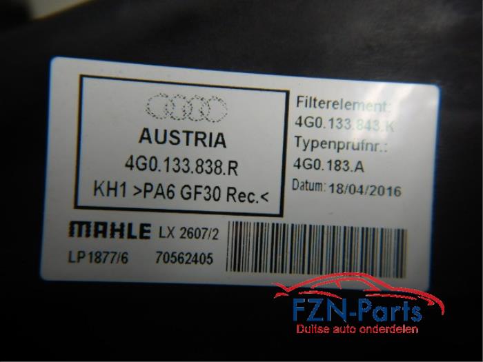 Audi A6 4G 2.0 TDI Quattro Luchtfilterhuis