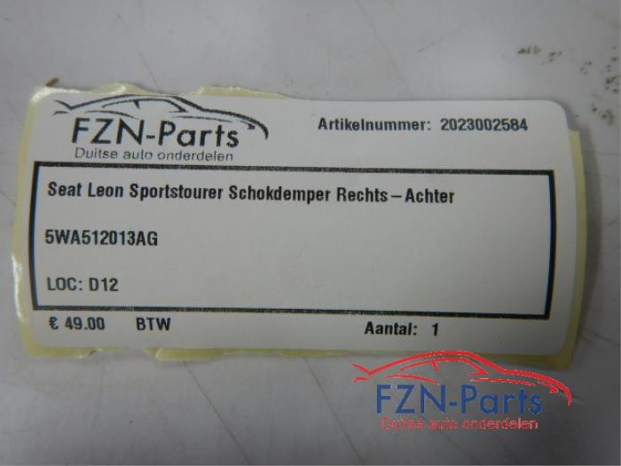 Schokdemper rechts-achter Seat Leon (22745401)
