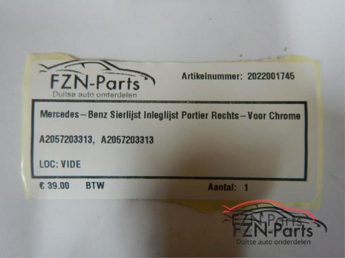 Portierlijst Mercedes C-Klasse (22742142)