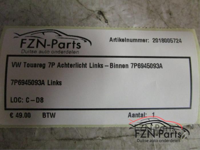 VW Touareg 7P Achterlicht Links-Binnen