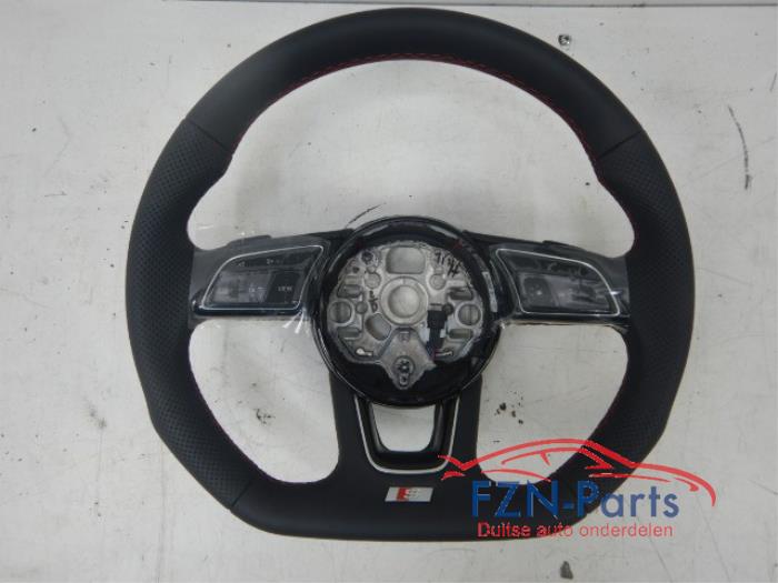 Audi A3 8Y S-Line Stuur MF+F1+VIEW Rood stiksel