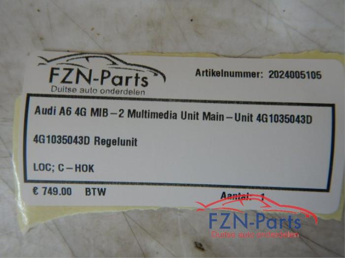 Audi A6 4G MIB-2 Multimedia Unit Main-Unit