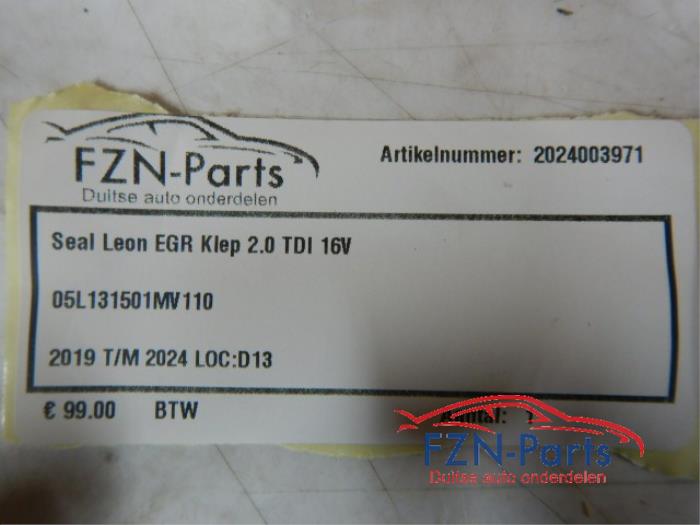 EGR Klep Seat Leon (22744324)