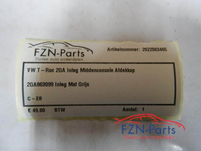 VW T-Roc 2GA Inleg Middenconsole Afdekkap