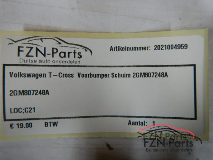Bumpercover voor Volkswagen T-Cross (22745086)