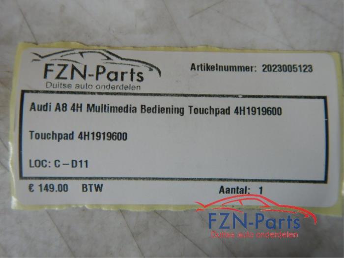 Navigatie bedienings paneel Audi A8 (22739559)