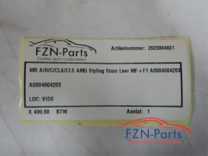 Mercedes-Benz A/B/C/CLA/CLS AMG Styling Stuur Leer MF+F1