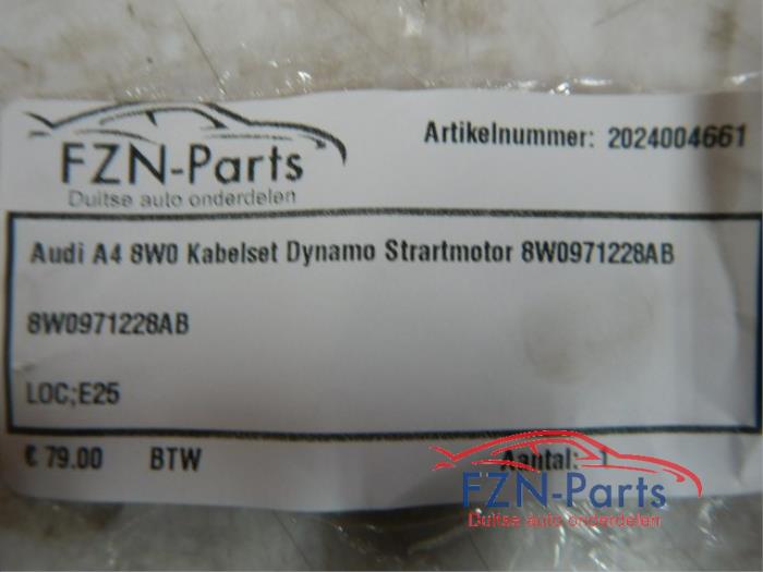 Startmotor Audi A4 (22739407)