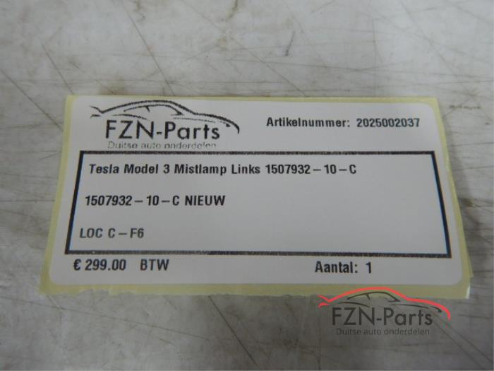 Tesla Model 3 Mistlamp Links