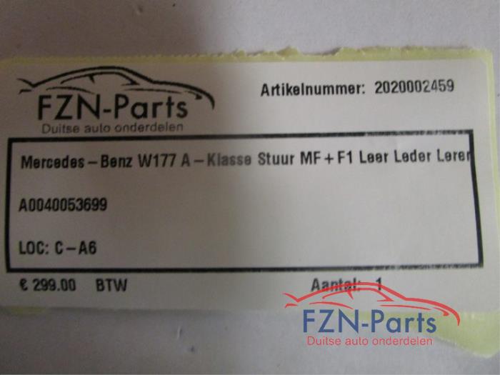 MERCEDES-BENZ W177 A-Klasse Stuur MF+F1 Leer Leder leren