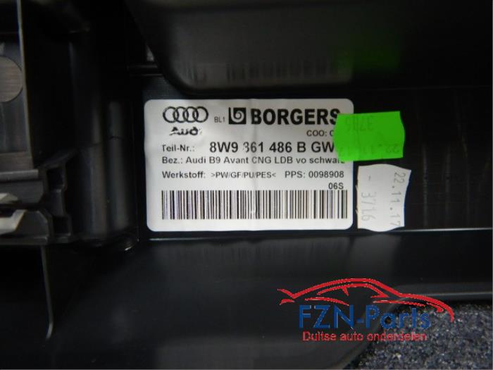 Audi A4 8W9 Kofferbak Opbergsysteem Gereedschap/Krik