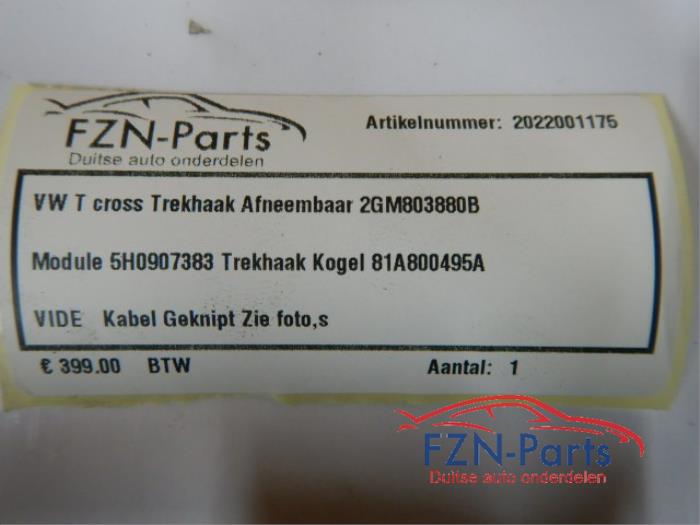 Trekhaak Volkswagen T-Cross (22728172)
