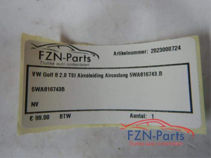 VW Golf 8 2.0 TSI Aircoleiding Aircoslang