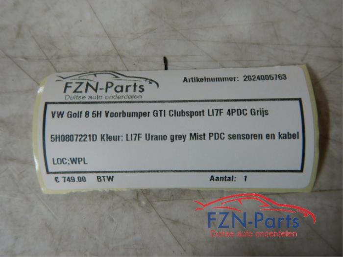 Voorbumper Volkswagen Golf (22721723)