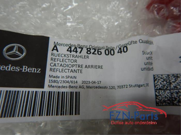Achterklep reflector links Mercedes Vito (22739371)