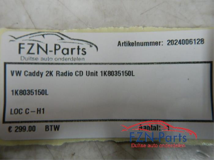 Radio CD Speler Volkswagen Caddy (22739695)