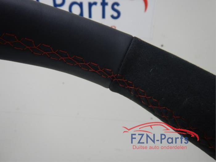 Mercedes-Benz C63 E63 AMG Stuur Leer Alcantara MF+F1+Airbag Rood stiksel