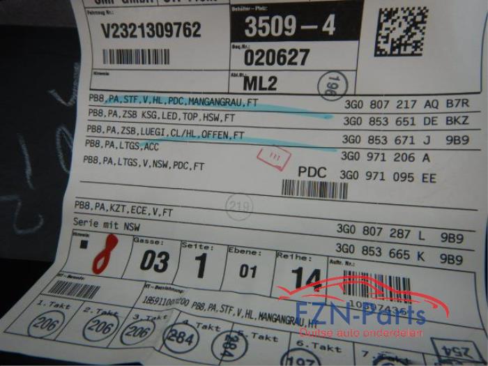 Voorbumper Volkswagen Passat (22721187)