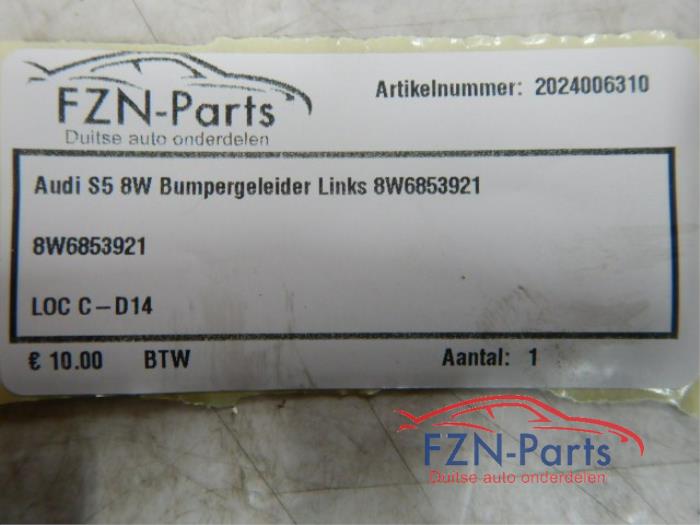 Audi A5 S5 8W Bumpergeleider Links