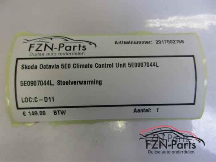Climatronic Paneel Skoda Octavia (22742805)