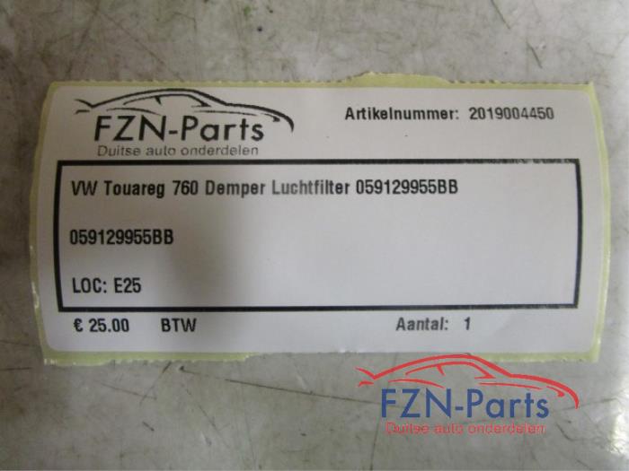 VW Touareg 760 Demper Luchtfilter