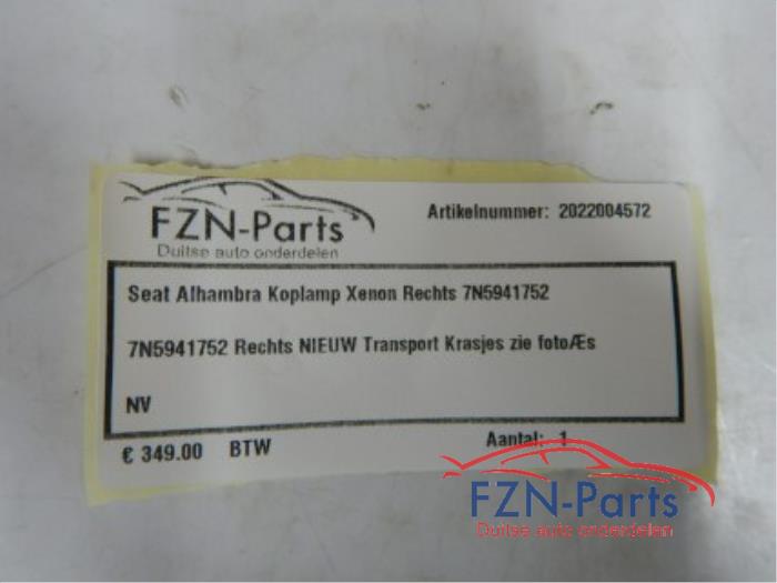 Koplamp rechts Seat Alhambra (22722911)