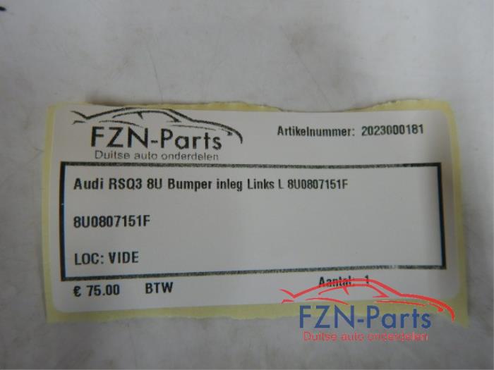 Audi Q3 8U Bumper Inleg Links L