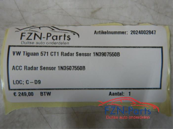 Radar sensor Volkswagen Tiguan (22745537)