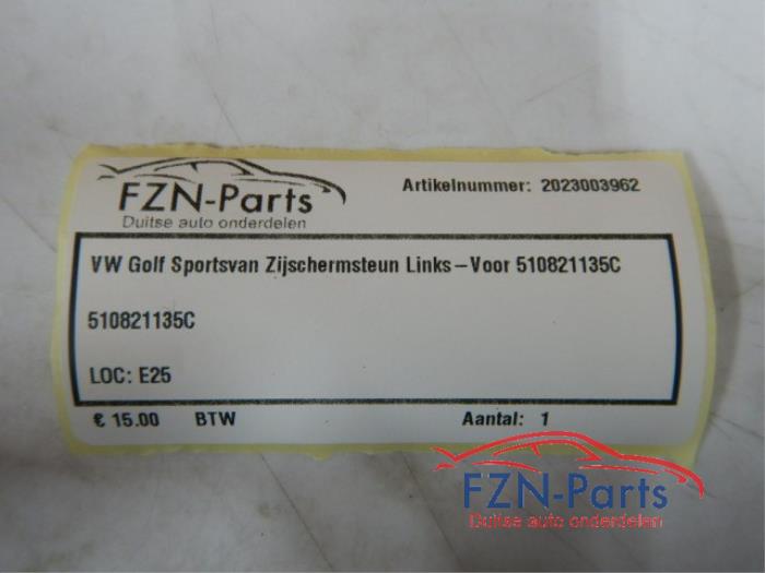 VW Golf Sportsvan Zijschermsteun Links-voor