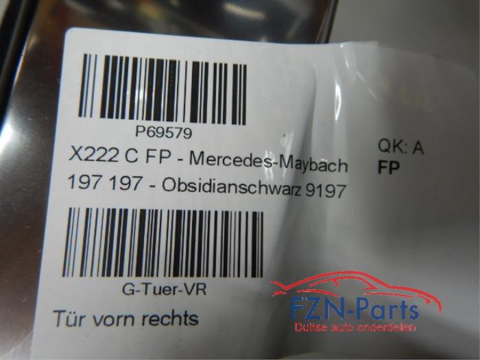 Portier 4Deurs rechts-voor Mercedes S-Klasse (22723022)