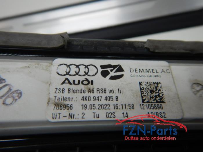 Audi RS6 4K Instaplijsten Set L + R Verlicht `
