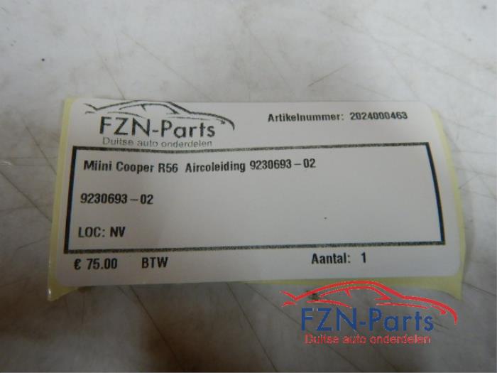 Mini cooper R56 Aircoleiding