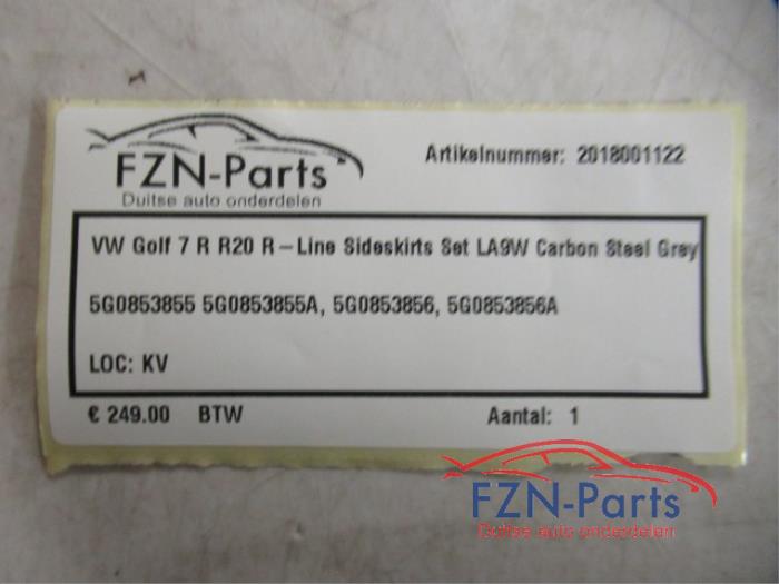 VW Golf 7 R R20 R-Line Sideskirts Set