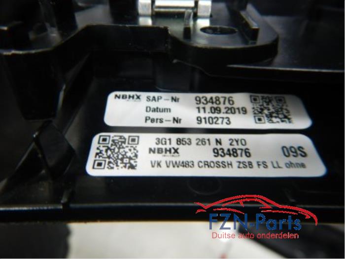 Luchtrooster Dashboard Volkswagen Passat (22735964)