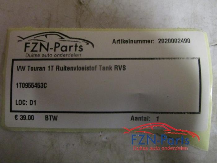 Ruitensproeiertank voor Volkswagen Touran (22742687)