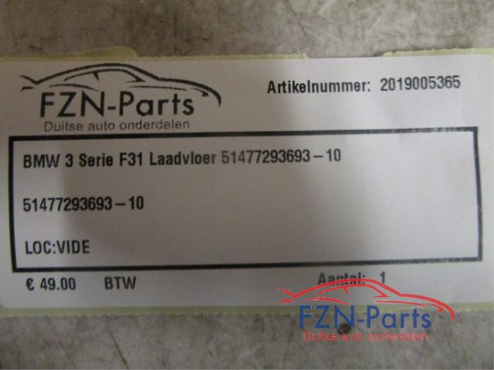 Vloerplaat bagageruimte BMW 3-Serie (22739058)