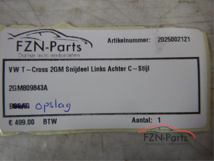 Snijdeel achter Volkswagen T-Cross (22745062)