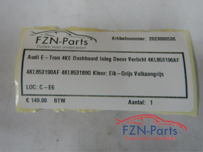 Dashboard deel Audi E-Tron (22742324)