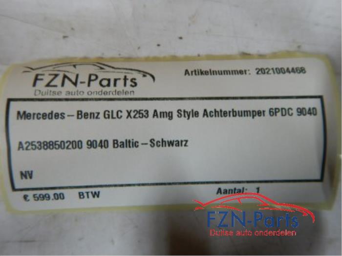 Mercedes-benz GLC X253 amg style achterbumper 6PDC 9040
