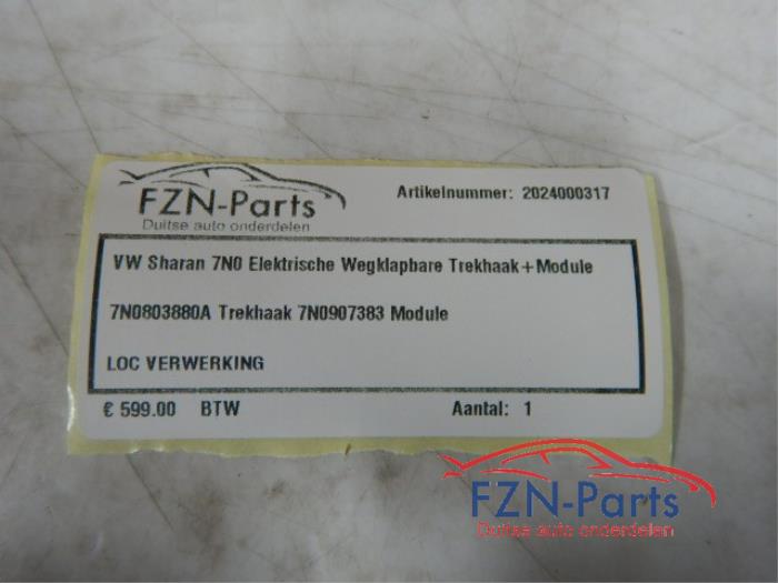 VW Sharan 7N0 Elektrische Wegklapbare Trekhaak + Module