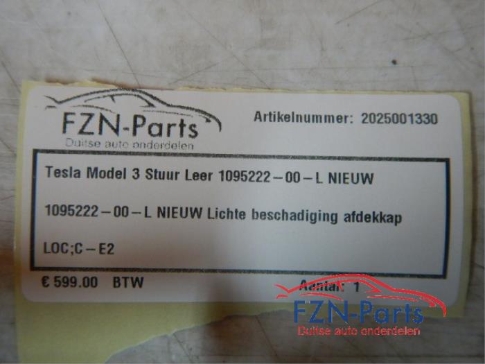 Tesla Model 3 Stuur Leer Leder
