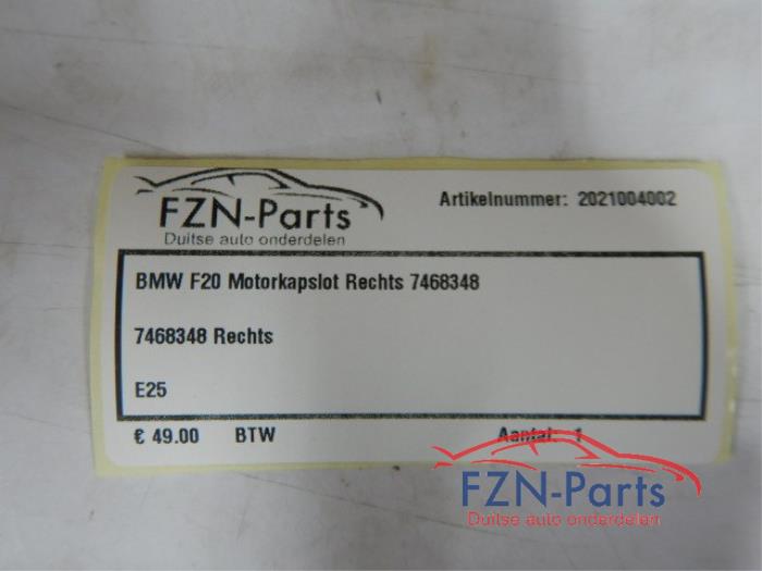 Slotmechaniek Motorkap BMW 1-Serie (22738614)