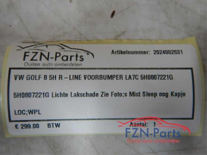VW Golf 8 5H R-Line Voorbumper LA7C
