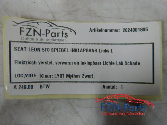 Buitenspiegel links Seat Leon (22725356)