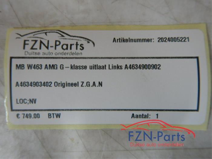 Uitlaat (compleet) Mercedes G-Klasse (22739160)