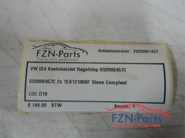 VW ID4 Koelvloeistof regelklep