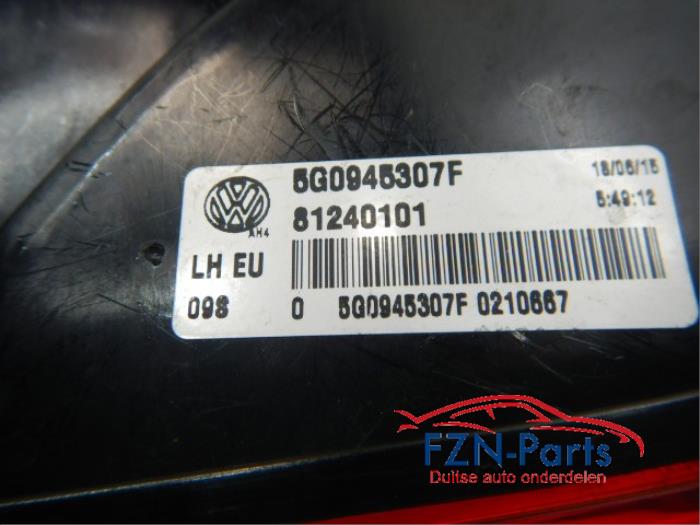 VW Golf 7 LED Achterlicht achterklep Links